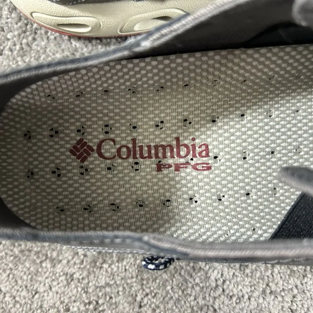 Columbia Bahama Vent PFG Mens Sz 12 Gray Relaxed Loafer Fishing Water Boat Shoes